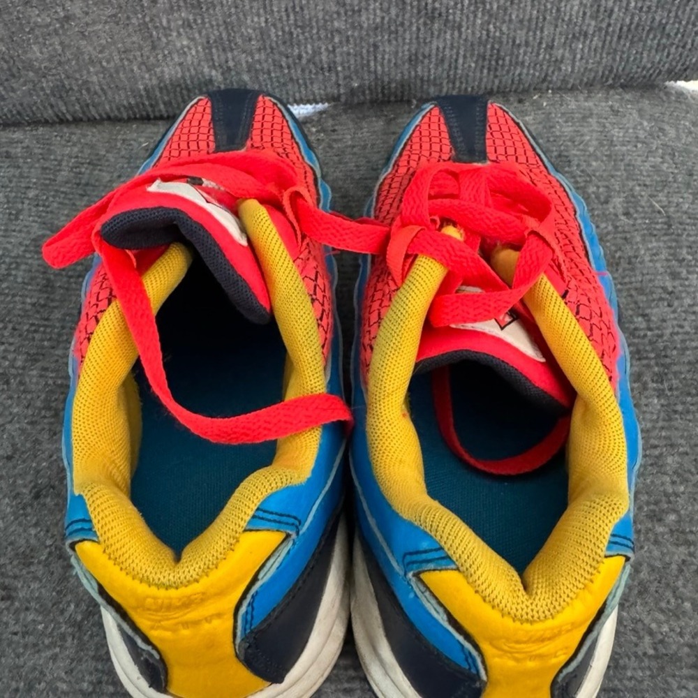 Nike Air Max 95 GS Crimson Blue Multi-Color Red Blue Yellow Sneakers Women 8.5 - Picture 7 of 10
